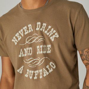 Yellowstone Never Drink And Ride A Buffalo Tee